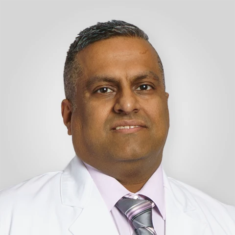 A doctor named Rakesh Ahuja, M.D.
